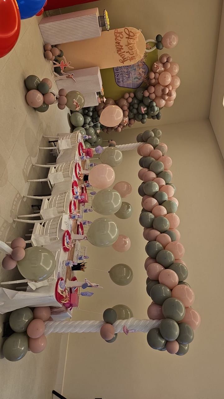 Hanging floral decor detail